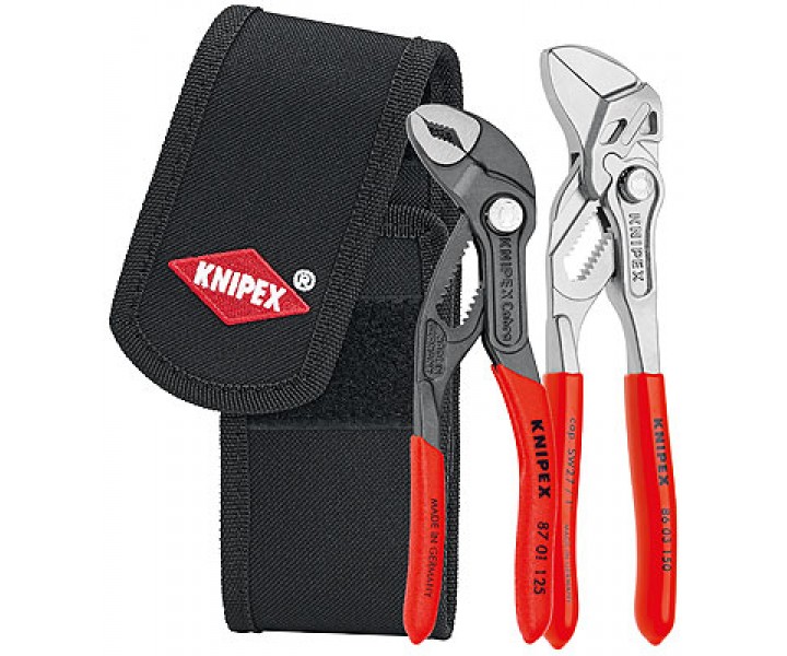 Набор мини-клещей в поясной сумке для инструментов KNIPEX KN-002072V01
