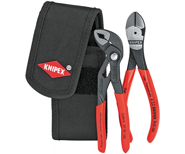 Набор мини-клещей в поясной сумке для инструментов KNIPEX KN-002072V02