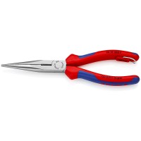 Плоские круглогубцы с режущими кромками со страховочным креплением KNIPEX KN-2612200T