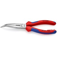 Плоские круглогубцы с режущими кромками со страховочным креплением KNIPEX KN-2622200T