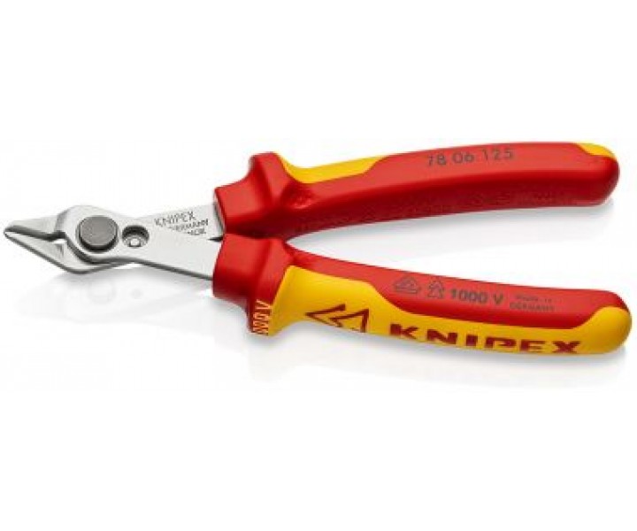 Бокорезы для электроники KNIPEX VDE Super Knips KN-7806125