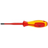 Отвертка диэлектрическая KNIPEX с тонким жалом 1000V KN-982502SL