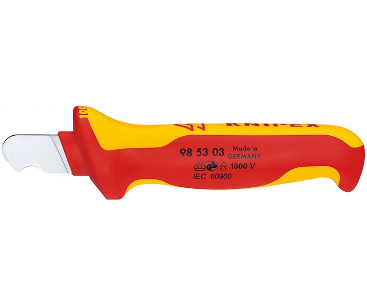 Нож для удаления оболочки круглого кабеля KNIPEX KN-985303