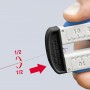 Стриппер для удаления первичной оболочки оптоволокна Ø 0.125 мм, длина 100 мм, SB Knipex KN-1285110SB