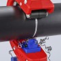 Труборез для канализационных пластиковых труб Ø 32/40/50 мм, толщина max 2.4 мм, длина 202 мм, BK DP50 Knipex KN-902301BK