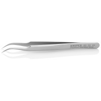 Пинцет прецизионный, нерж, 120 мм, гладкие игловидные губки 45° Knipex KN-923101