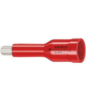 Головка торцевая VDE 3/8" с вставкой-битой с внешним шестигранником 11 мм, диэлектрическая Knipex KN-983908