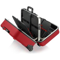Чемодан инструментальный, пустой Big Twin Move RED Electric Competence Knipex KN-989915LE