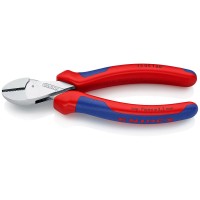 Бокорезы с коробчатым шарниром X-Cut, 160 мм, хром, 2-комп ручки, SB Knipex KN-7305160SB