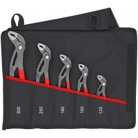 Набор клещей переставныx в сумке-скрутке COBRA, 5 пр., KN-8701125/150/180/250/300 Knipex KN-001955S5